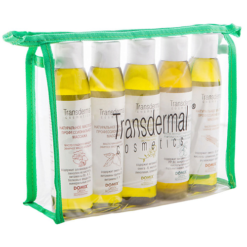 

DOMIX Подарочный набор "5 масел по для массажа Transdermal Cosmetics" с выгодой 18%, Подарочный набор "5 масел по для массажа Transdermal Cosmetics" с выгодой 18%