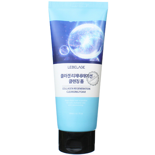 

LEBELAGE Пенка для умывания с Коллагеном Омолаживающая Cleansing Foam Collagen 180.0, Пенка для умывания с Коллагеном Омолаживающая Cleansing Foam Collagen