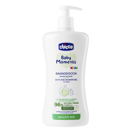 фото Chicco baby moments пена-шампунь и гель для душа без слез 500.0