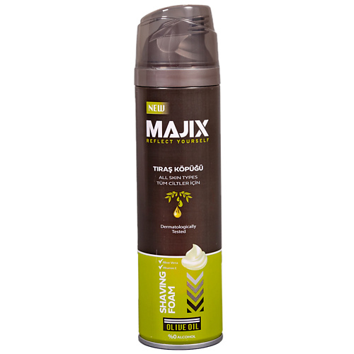 

MAJIX Пена для бритья Olive oil 200.0, Пена для бритья Olive oil