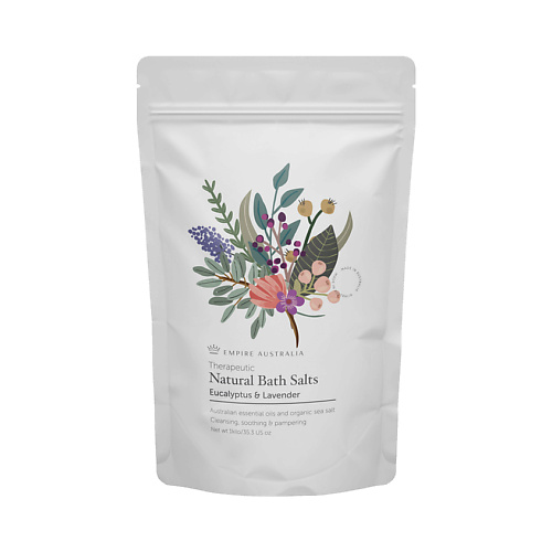 

EMPIRE AUSTRALIA Соль для ванны с маслами эвкалипта и лаванды Eucalyptus And Lavender Bath Salts, Соль для ванны с маслами эвкалипта и лаванды Eucalyptus And Lavender Bath Salts