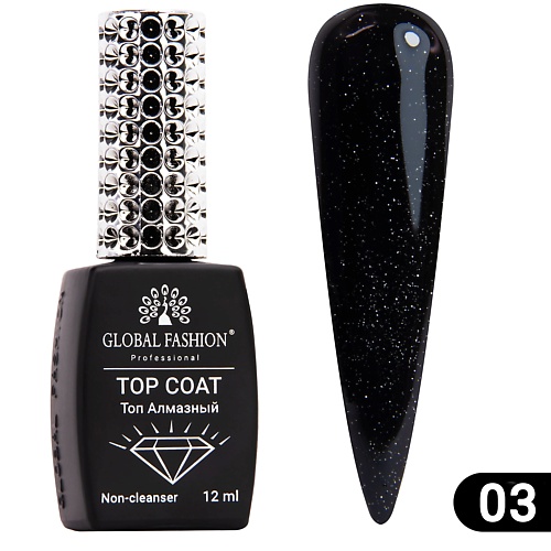 

GLOBAL FASHION Топ с глиттером Galaxy Top Coat 01, Топ с глиттером Galaxy Top Coat 01