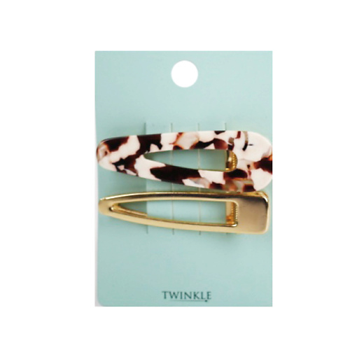 

TWINKLE Заколки для волос Gold+Leopard, Заколки для волос Gold+Leopard