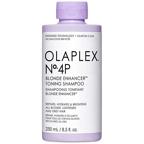 

OLAPLEX Шампунь тонирующий "Система защиты осветленных волос" No.4P Blonde Enhancer Toning Shampoo, Шампунь тонирующий "Система защиты осветленных волос" No.4P Blonde Enhancer Toning Shampoo