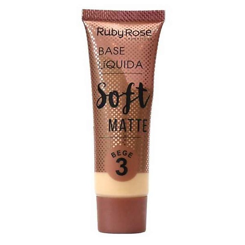 RUBY ROSE Тональная основа матирующая Soft Matte