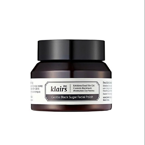 

DEAR, KLAIRS Cкраб для лица Gentle Black Sugar Facial Polish 110.0, Cкраб для лица Gentle Black Sugar Facial Polish