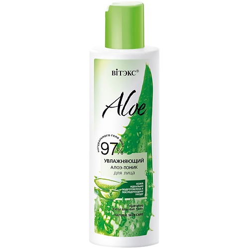 

ВИТЭКС ALOE 97% Увлажняющий алоэ-тоник для лица 150.0, ALOE 97% Увлажняющий алоэ-тоник для лица
