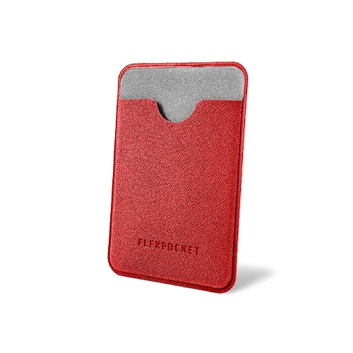 фото Flexpocket чехол для карты на телефон из экокожи, на клеевой основе
