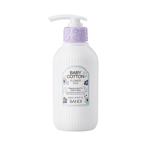фото Bandi лосьон для рук нежность хлопка flower vita baby cotton 250.0