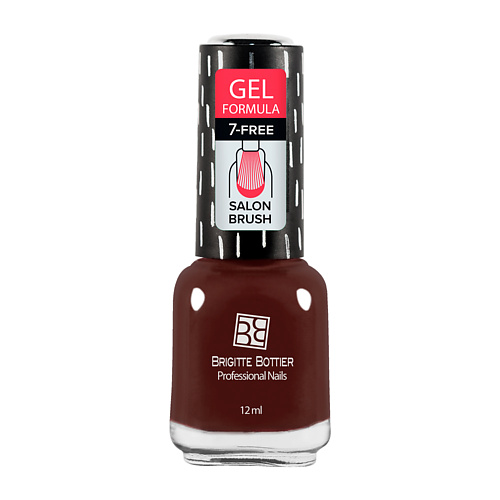 BRIGITTE BOTTIER Лак для ногтей GEL FORMULA тон 01 прозрачный 100 320₽
