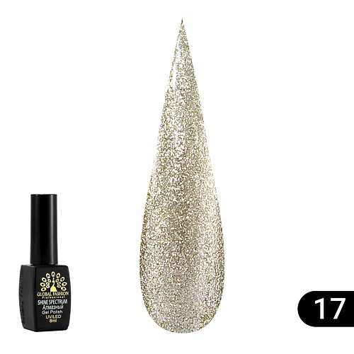 

GLOBAL FASHION Гель лак Shine Spectrum 301, Гель лак Shine Spectrum 301