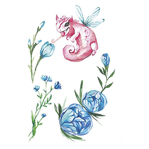 

ПОЛИСФЕРА Временная переводная татуировка Tattoo PS&KG-009, Временная переводная татуировка Tattoo PS&KG-009
