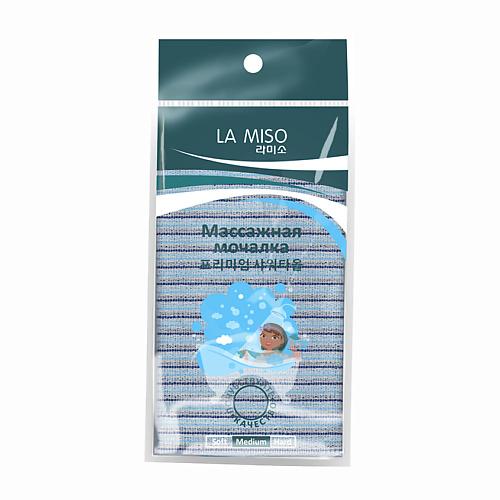  LA MISO Массажная мочалка (medium)