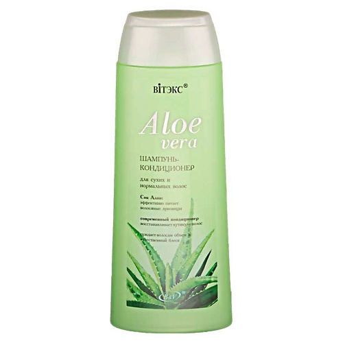 

ВИТЭКС ALOE VERA Шампунь-кондиционер для сухих и нормальных волос 500, ALOE VERA Шампунь-кондиционер для сухих и нормальных волос