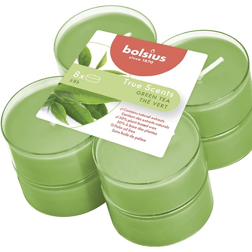 

BOLSIUS Свечи чайные арома Bolsius True scents зеленый чай, Свечи чайные арома Bolsius True scents зеленый чай