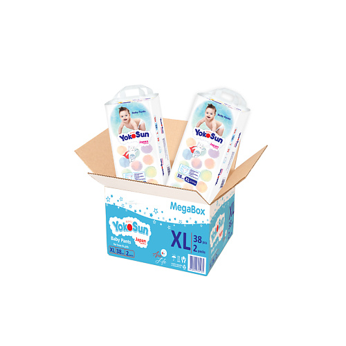 

YOKOSUN Подгузники-Трусики XL (12-20 кг) 76.0, Подгузники-Трусики XL (12-20 кг)