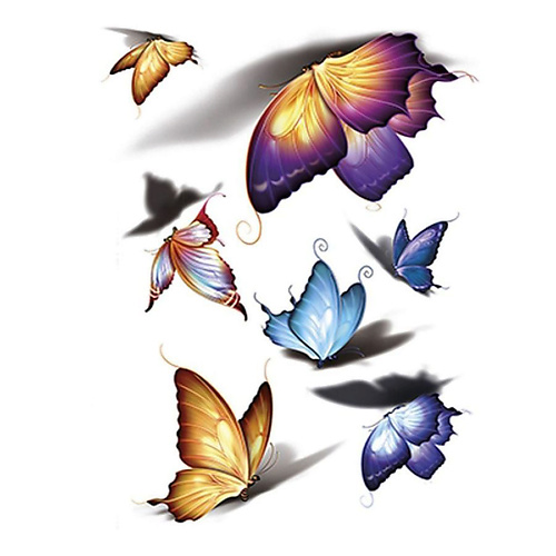 Наклейки для тела ПОЛИСФЕРА Временная переводная татуировка Tattoo PS-001