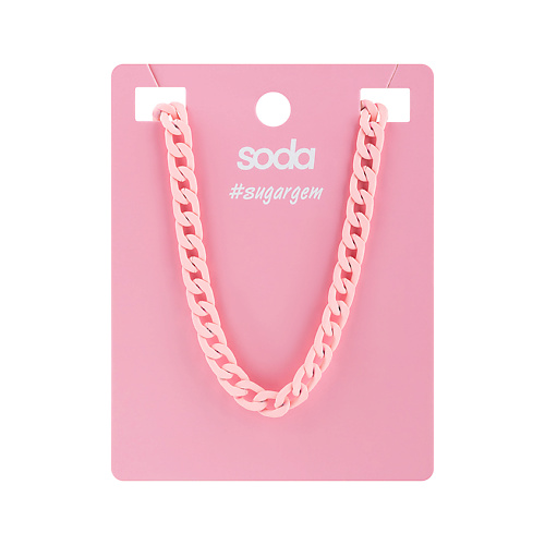 

SODA Ожерелье PINK CHAIN #sugargem, Ожерелье PINK CHAIN #sugargem
