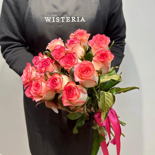 

WISTERIA Букет 15 роз Джумилия, Букет 15 роз Джумилия