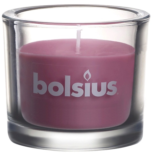 

BOLSIUS Свеча в стекле Classic 80 розовая 764.0, Свеча в стекле Classic 80 розовая