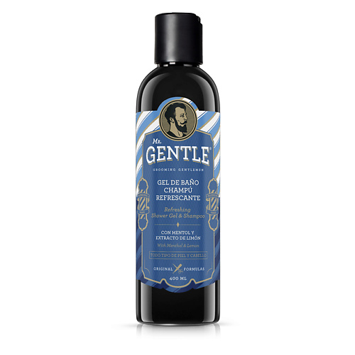 

MR. GENTLE Шампунь и гель для душа освежающий, Шампунь и гель для душа освежающий
