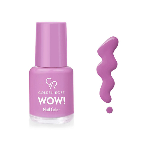 GOLDEN ROSE Лак для ногтей WOW! Nail Color Clear 6
