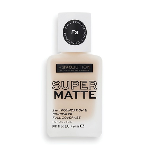 RELOVE REVOLUTION Тональная основа и консилер SUPERMATTE 2 IN 1