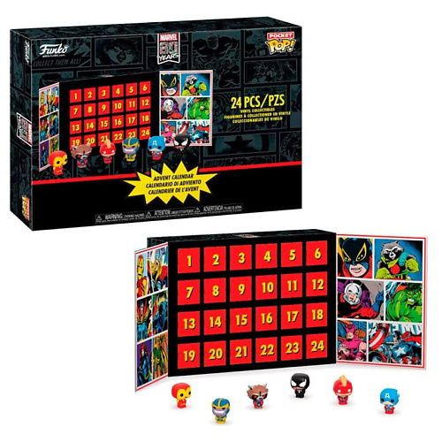

FUNKO Адвент-календарь Marvel 1.0, Адвент-календарь Marvel