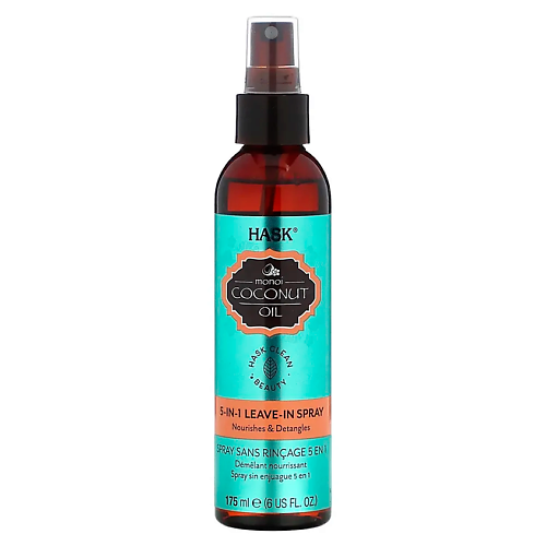 

HASK Coconut Monoi Oil 5 in 1 Leave-In Conditioner Spray - спрей 5-в-1 с кокосовым маслом, Coconut Monoi Oil 5 in 1 Leave-In Conditioner Spray - спрей 5-в-1 с кокосовым маслом