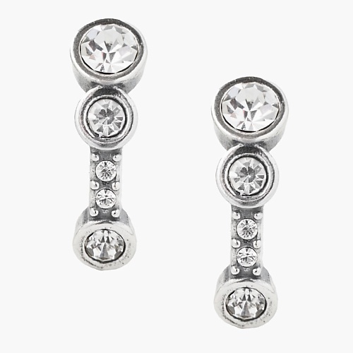 

SHINE & BEAUTY Серьги с ювелирными стразами, Серьги с ювелирными стразами