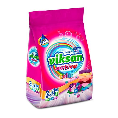 

AQUASAN Стиральный порошок"VIKSAN" Active Color Automat 3, Стиральный порошок"VIKSAN" Active Color Automat