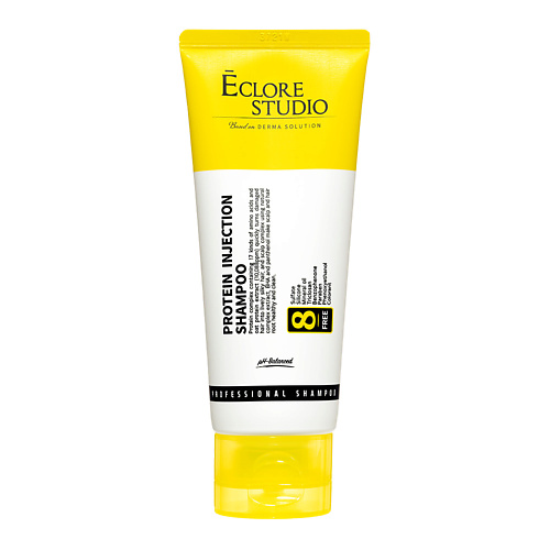 

ECLORE STUDIO Укрепляющий протеиновый шампунь PROTEIN INJECTION SHAMPOO для волос 500, Укрепляющий протеиновый шампунь PROTEIN INJECTION SHAMPOO для волос