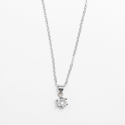 

SHINE & BEAUTY Кулон на цепочке покрытые серебром с кристаллами Swarovski, Кулон на цепочке покрытые серебром с кристаллами Swarovski