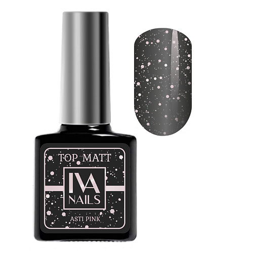 

IVA NAILS Матовый топ Gold 8.0, Матовый топ Gold