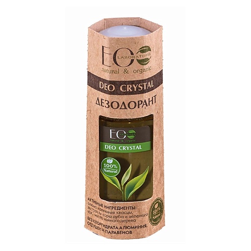 

EO LABORATORIE Дезодорант для тела DEO CRYSTAL "Кора дуба и зеленый чай" 50.0, Дезодорант для тела DEO CRYSTAL "Кора дуба и зеленый чай"