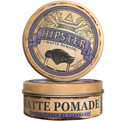 

HIPSTER Matte Pomade Помада для укладки волос с сильной фиксацией и матовым эффектом 100.0, Matte Pomade Помада для укладки волос с сильной фиксацией и матовым эффектом