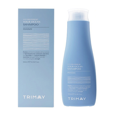 

TRIMAY Бессульфатный протеиновый шампунь c морским комплексом 120, Бессульфатный протеиновый шампунь c морским комплексом