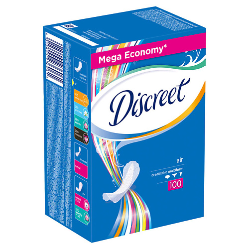 

DISCREET Женские гигиенические прокладки на каждый день Air Multiform, Женские гигиенические прокладки на каждый день Air Multiform