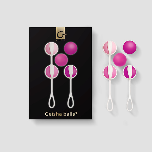 Geisha balls 3 Shugar Pink Вагинальные шарки Тренажер кегеля