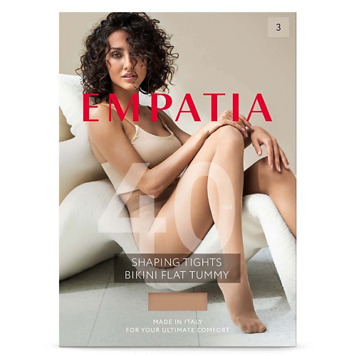 EMPATIA Моделирующие колготки с утяжкой в виде трусиков бикини и плоским животиком плотностью 40 ден