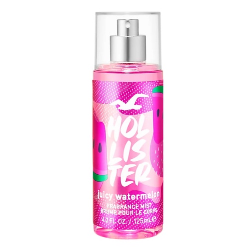 

HOLLISTER Парфюмированный мист для тела Body Mist Juicy Watermelon 125, Парфюмированный мист для тела Body Mist Juicy Watermelon