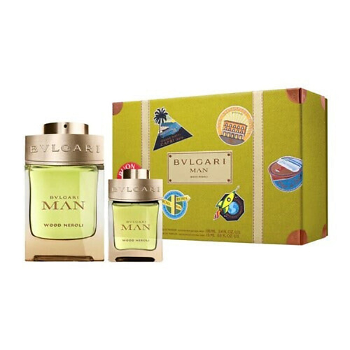 

BVLGARI Набор Man Wood Neroli: Парфюмерная вода + Парфюмерная вода в дорожном формате + Косметичка, Набор Man Wood Neroli: Парфюмерная вода + Парфюмерная вода в дорожном формате + Косметичка