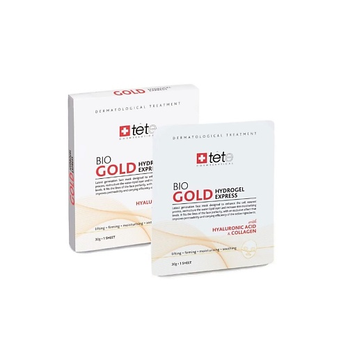 

TETE COSMECEUTICAL Набор масок Bio Gold Hydrogel Express Mask (4 шт.*30 г.), Набор масок Bio Gold Hydrogel Express Mask (4 шт.*30 г.)