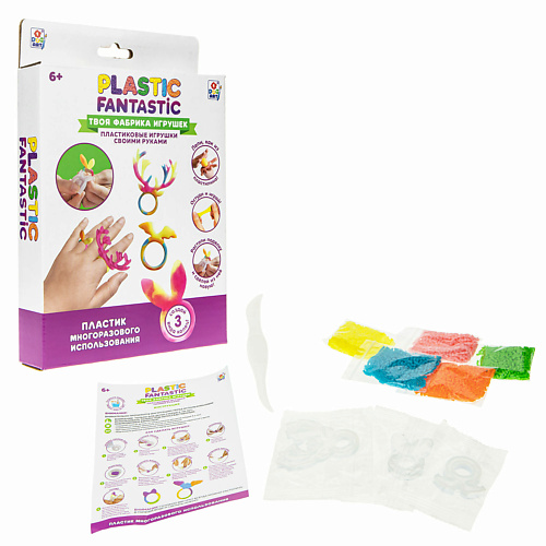 

1TOY Набор Plastic Fantastic Кольца: Оленёнок, Кролик, Летучая мышь, Набор Plastic Fantastic Кольца: Оленёнок, Кролик, Летучая мышь