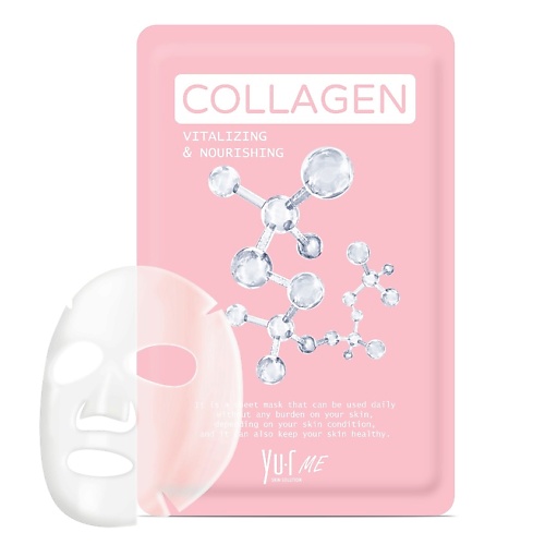 

YU.R Тканевая маска для лица с коллагеном ME Collagen Sheet Mask 25, Тканевая маска для лица с коллагеном ME Collagen Sheet Mask