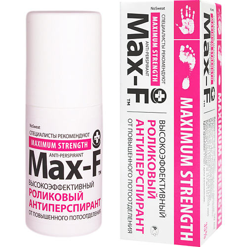 

MAX-F DEODRIVE Антиперспирант Max-F NoSweat 35% 50.0, Антиперспирант Max-F NoSweat 35%