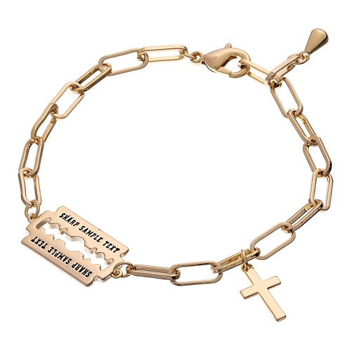 

UVI JEWELLERY Браслет Гранж с лезвием, Браслет Гранж с лезвием