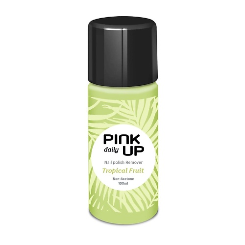 

PINK UP Жидкость для снятия лака DAILY без ацетона Тропические фрукты 100, Жидкость для снятия лака DAILY без ацетона Тропические фрукты