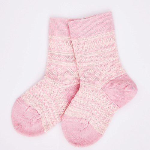 

WOOL&COTTON Носки детские Розовые снежинки Merino, Носки детские Розовые снежинки Merino