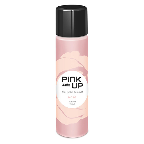 

PINK UP Жидкость для снятия лака DAILY с ацетоном Роза 150, Жидкость для снятия лака DAILY с ацетоном Роза